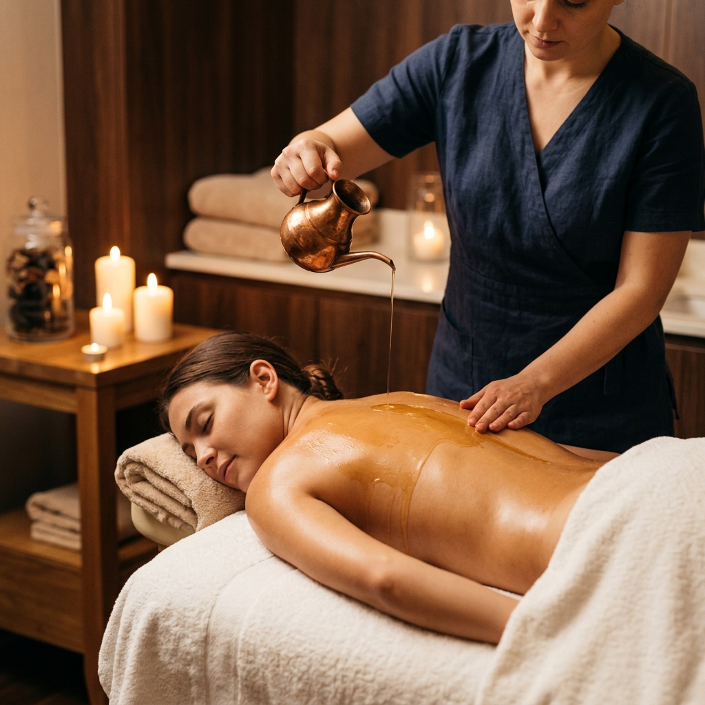 Hot Oil Massage at Vedic Premium Spa