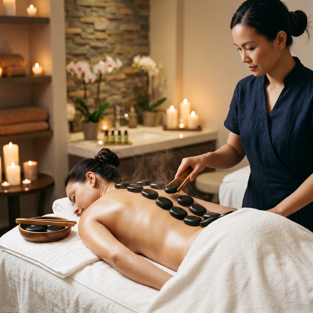 Hot Stone Massage at Vedic Premium Spa